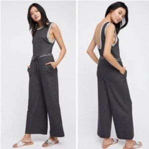 Free people Nikki romper sweater jersey jumpsuit beach cover lounge